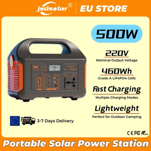 Estación de energía solar portátil 500W