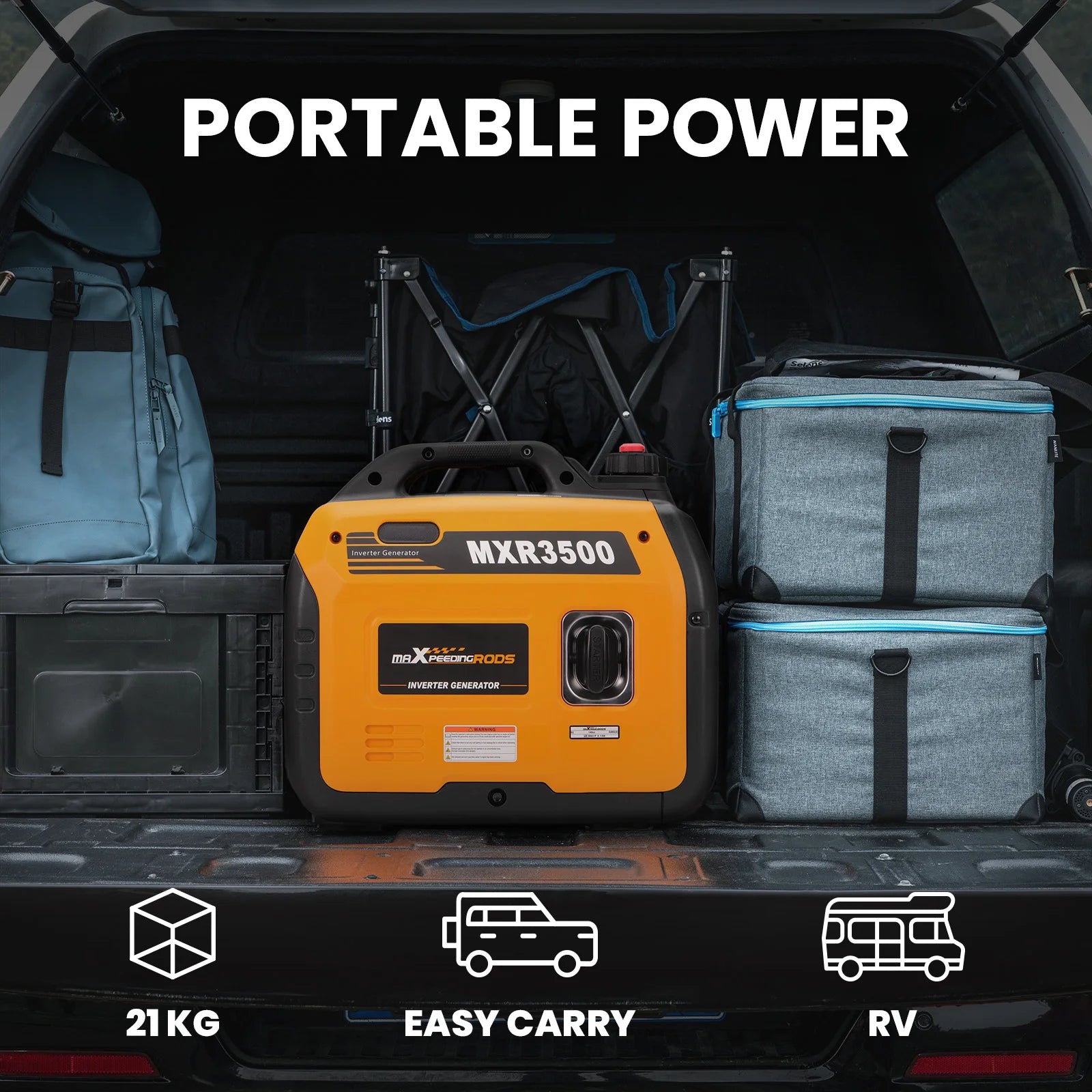 Generador eléctrico inverter silencioso 3300W
