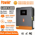 Inversor solar híbrido PowMr 6.2kW con MPPT