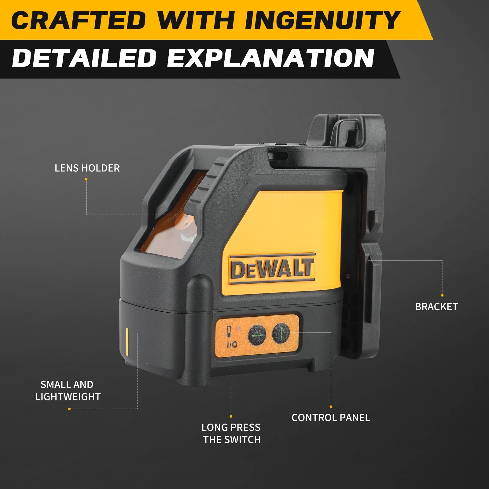Nivel láser autonivelante DEWALT DW088CG