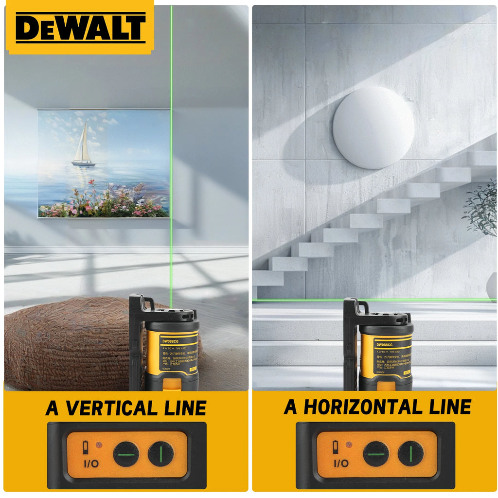 Nivel láser autonivelante DEWALT DW088CG